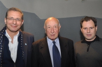 Da sx: Mario Miguel Volpe, Juan Octavio Prenz e Moreno Zago, giurati del Premio Malvinas